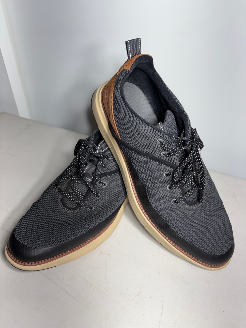 Cole Haan Grey Mesh Dressy Sneakers